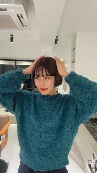 ショート カラー unbirthday hiyoriのヘアスタイル