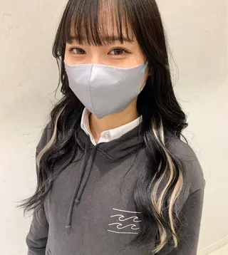 ロング カラー ayumi🌈 インナーカラー🌈のヘアスタイル