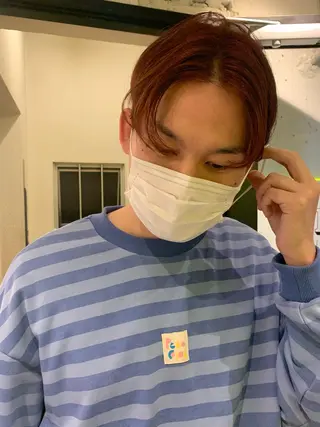 ショート カラー メンズ Fuuu《フゥ》所属・シノザキ シンゴのヘアスタイル