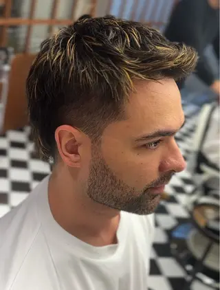 カラー FRANK'S BARBER WEST TOKYO所属・吉祥寺メンズカット hanaのヘアスタイル
