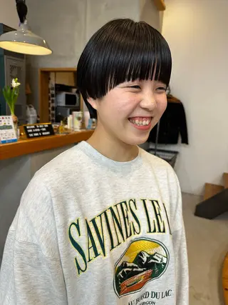 ショート Salt所属・【Salt】 ミオリのヘアスタイル