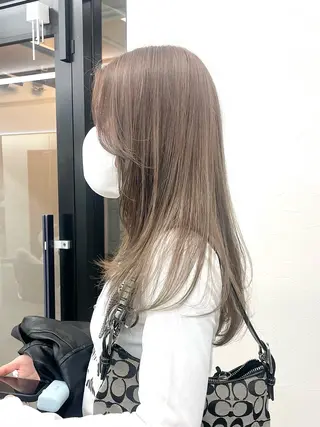 ロング カラー 大人可愛い/透明感 カラー🐰RINAのヘアスタイル