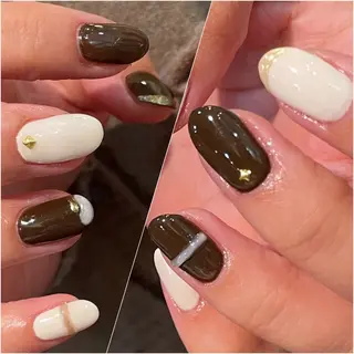 ネイル るか/透明感 カラー/アレンジのヘアスタイル