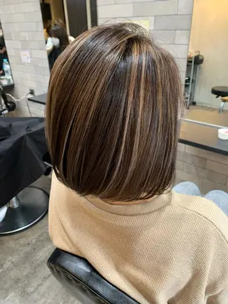 セミロング 山本 みきのヘアスタイル