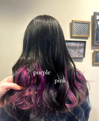 セミロング カラー Sara newi 🎀透明感🎀のヘアスタイル