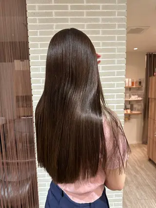 ロング 岡田 遥希のヘアスタイル