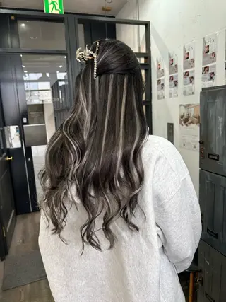 ロング SITY.天神大名【シティ】所属・🦋mamiya🦋 カットモデル募集のヘアスタイル