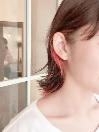 カラー 鈴木 奈波のヘアスタイル