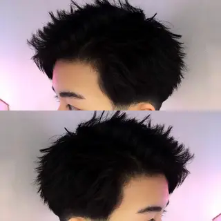 ショート ヘアアレンジ メンズ 美容室sand 横浜のヘアスタイル