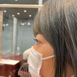 ミディアム カラー パーマ ヘアアレンジ メンズ キッズ マツエク・マツパ sara 荒井店のヘアスタイル