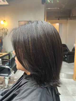 ミディアム カラー 🫧艶感カラー/ あいり🤍のヘアスタイル
