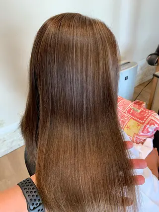 ミディアム カラー 大久保 隆蔵のヘアスタイル