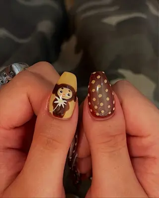 ネイル 文 /個性派ネイルのネイルデザイン