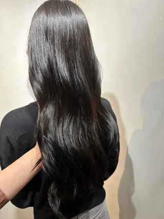 ロング カラー ERI/酸性スト レート/ヘアセットのヘアスタイル