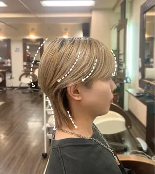 メンズ 💎森 ハリス誠一💎のヘアスタイル