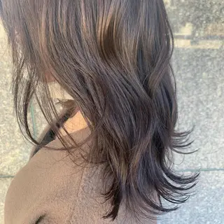 セミロング カラー 🌷Amano🌷 trove富沢のヘアスタイル