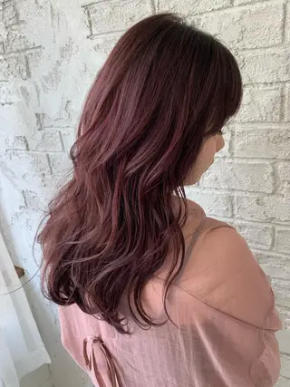 セミロング 🇺🇸ハイライト特 化美容師🇺🇸漆沢のヘアスタイル