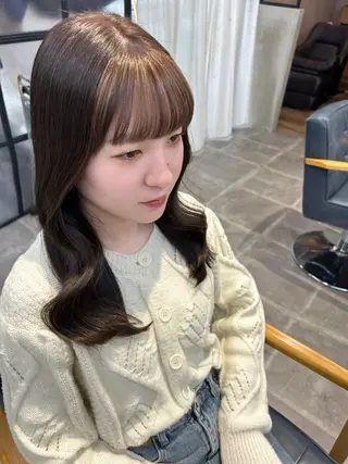 ロング カラー newi梅田🫧韓国 ヘア🫧sakiのヘアスタイル