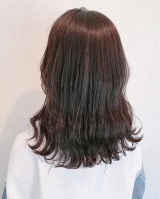 ミディアム カラー The book hand salon所属・伊藤 さやかのヘアスタイル