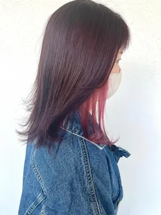 ミディアム カラー Dali   新札幌店所属・Dali 若松　朋美のヘアスタイル