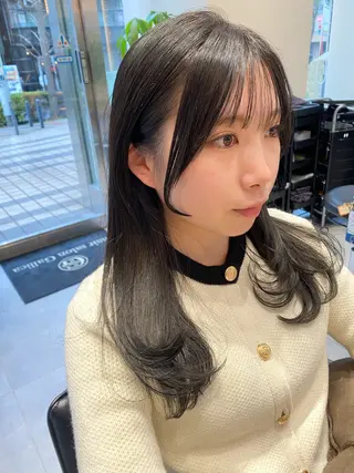 ロング 韓国レイヤーカット 🇰🇷mireiのヘアスタイル