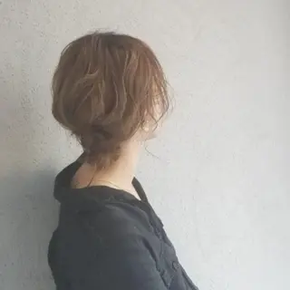 ヘアアレンジ ミディアム kimoto akaneのヘアスタイル