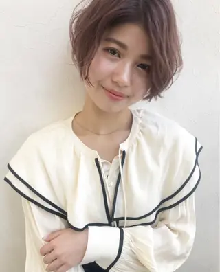ショート カラー nakahara madokaのヘアスタイル
