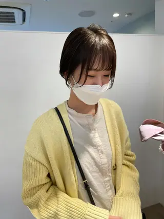 ショート 大迫 江梨のヘアスタイル