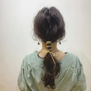 ロング ヘアアレンジ 似合わせ＋韓国カット ニシヤマ　マイのヘアスタイル