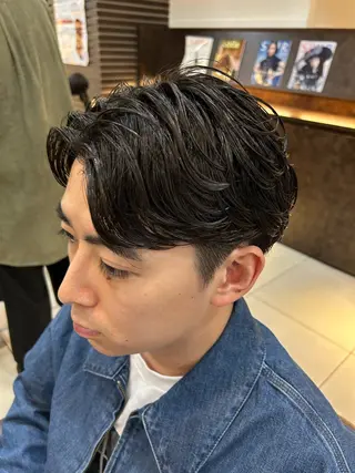 ショート パーマ メンズパーマ 稲葉のヘアスタイル