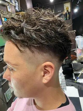 ショート パーマ メンズ BADBARBER蒲田店所属・barber goriのその他イメージ