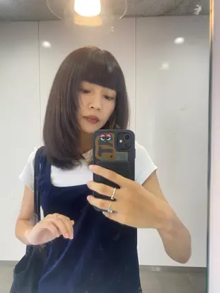 カラー 山岡 翔冴のヘアスタイル