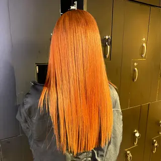 ロング カラー ヘアアレンジ 💛ブリーチ/艶髪 RINO🪽のヘアスタイル