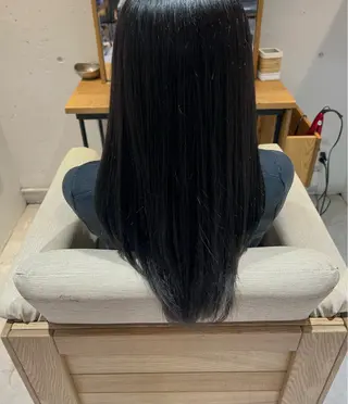 セミロング ブルームヘアデザイン かこ。のヘアスタイル