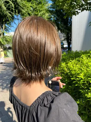 ショート カラー ウスイマイコ カット/ケアカラーのヘアスタイル