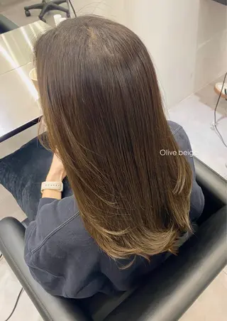 ロング 艶髪/縮毛矯正/ Core mikuaのヘアスタイル