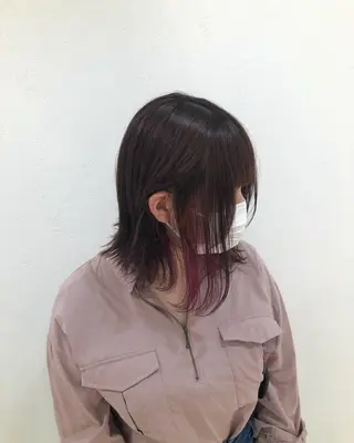 ミディアム カラー ニュアンスカラー🫧 加納のヘアスタイル