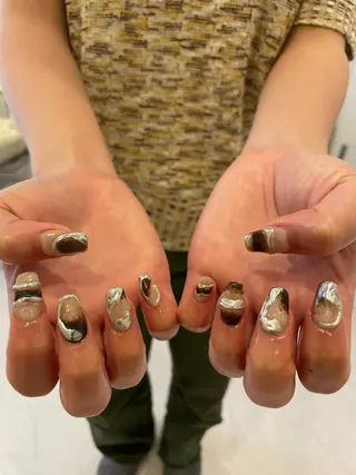 ネイル 束感まつ毛/ネイル/ LED♥KIRARAのマツエク・マツパデザイン