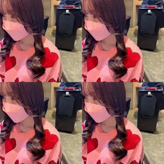 ミディアム カラー レイヤー×髪質改善 マネージャー安藤光司のヘアスタイル