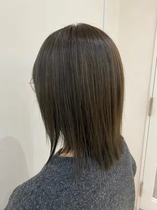 ミディアム 韓国ヘア🇰🇷竹本 優希のヘアスタイル