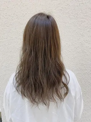 セミロング カラー NYNY四條畷店 森 亮人のヘアスタイル