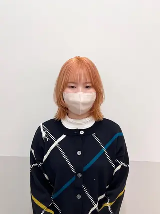 ミディアム SALOWIN川崎所属・似合わせレイヤー/ 美髪縮毛矯正/ミナエのヘアスタイル