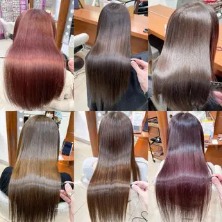 ロング カラー 縮毛矯正/髪質改善 /韓国風　山川春輝のヘアスタイル