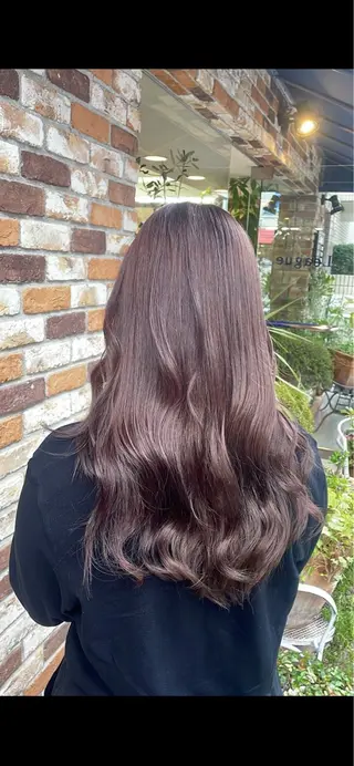 セミロング カラー 【感動の美髪矯正】 溝の口/佐藤那都💫のヘアスタイル