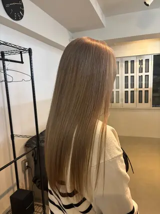 セミロング カラー VOYAGE所属・中園 康のヘアスタイル