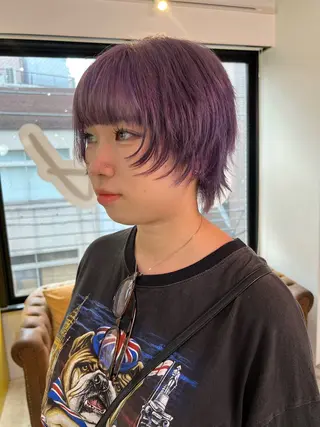 ショート 💥ウルフカット デザインあんな💥のヘアスタイル