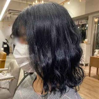 ミディアム CYAN by acoron .池袋所属・メンズパーマ職人 ユキハシのヘアスタイル