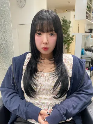ロング AO所属・RISAKO 艶髪モテヘア🎀府中のヘアスタイル