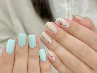 ネイル 佐藤 ニーナ★ラベンダーのネイルデザイン