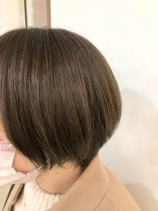 ショート カラー 茂原 麻生のヘアスタイル